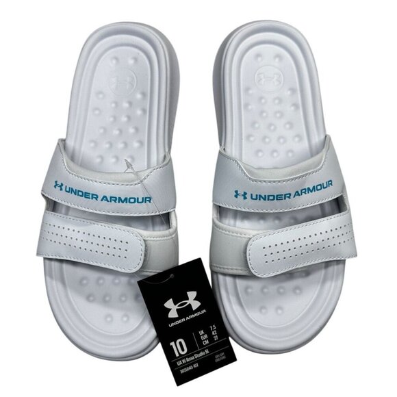 Under Armour Slide Sandals Ansa Womens Size 10 - Picture 2 of 10
